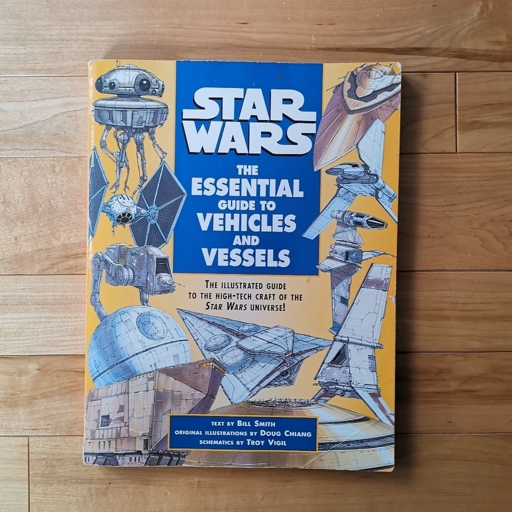 🩵3/$25🩵 Star Wars : The Essential‎ Guide To Vehicles and Vessels, From  1990's